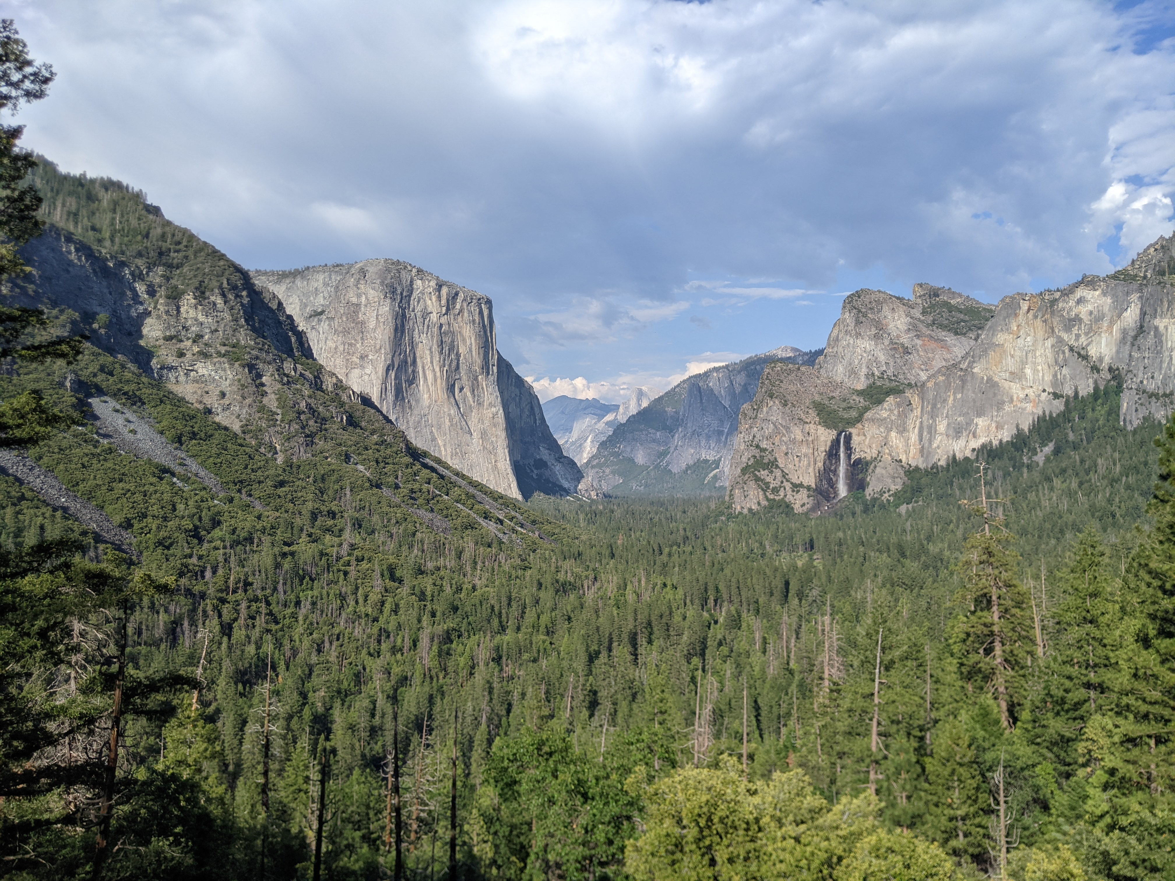 Tunnel View 视角的酋长岩